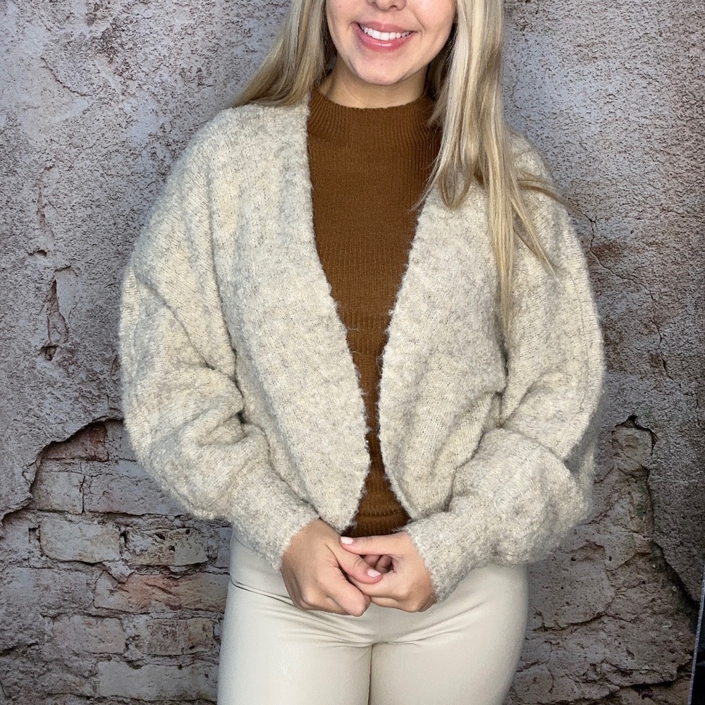 Boucle Sweater Shrug NWT